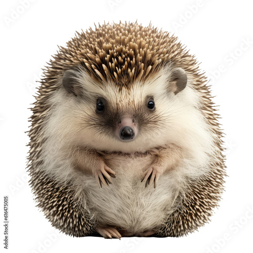 cute hedgehog looking on background