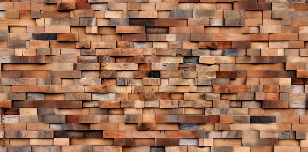 Old wooden wall desktop background ,Generative AI Old wooden wall desktop background ,Generative AI