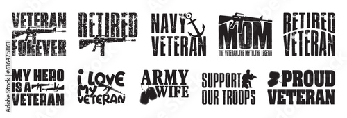 Veteran T shirt Design Bundle, Vector Veteran Day T shirt  design, Army, Military shirt  typography T shirt design Collection