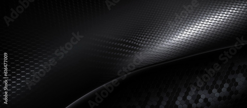Abstract background dark with carbon fiber texture vector illustration