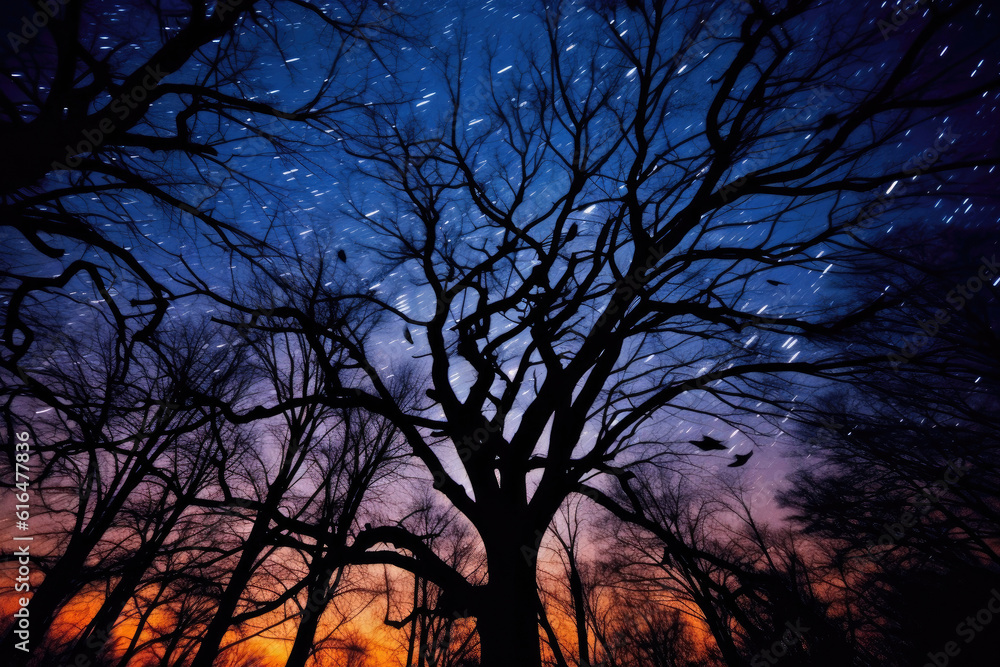 Nocturnal Symphony: Bats Emerge from the Moonlit Woods. Generative AI Nocturnal Symphony: Bats Emerge from the Moonlit Woods. Generative AI