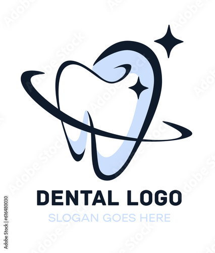 Dentist logo design. Creative dentist logo. Dental clinic Creative company vector logo.