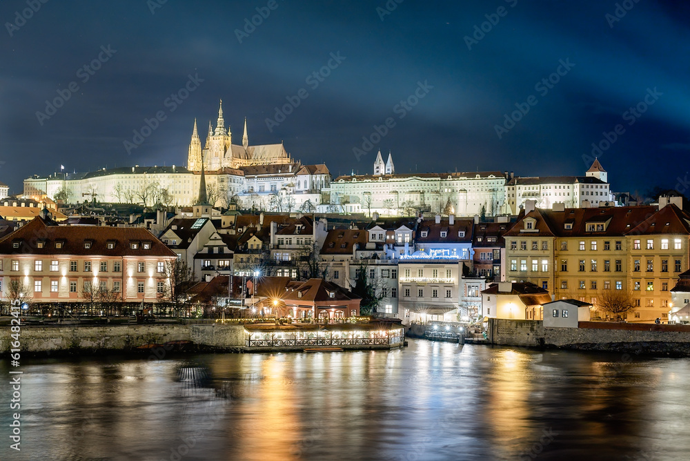 Praga Repubblica Ceca di Notte