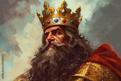 Charlemagne Charles the Great king ,generated ai