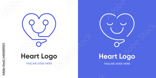 Eye vector logo design template. Modern minimal flat design style. Vector illustration.