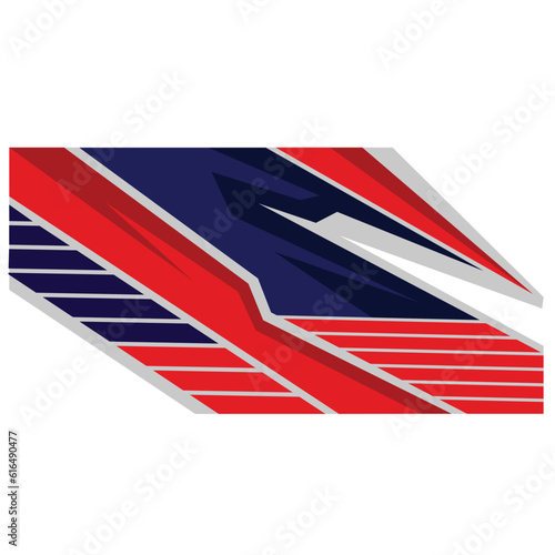 car wrapping decal design vector. car modification decals.
