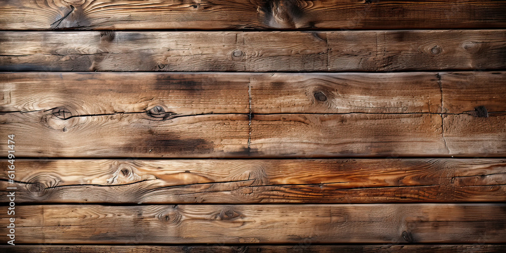 Old wooden wall desktop background ,Generative AI Old wooden wall desktop background ,Generative AI