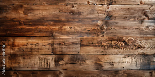 Old wooden wall desktop background ,Generative AI