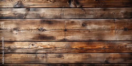Old wooden wall desktop background ,Generative AI