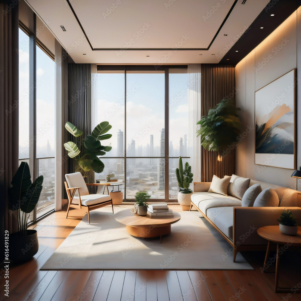 Fototapeta premium modern living room #6