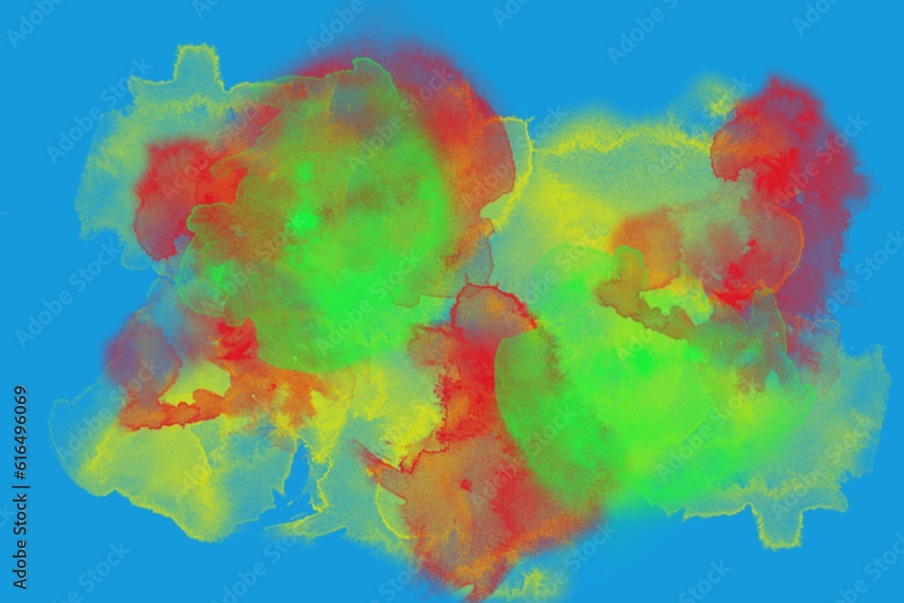 Obraz premium abstract watercolor hand painted