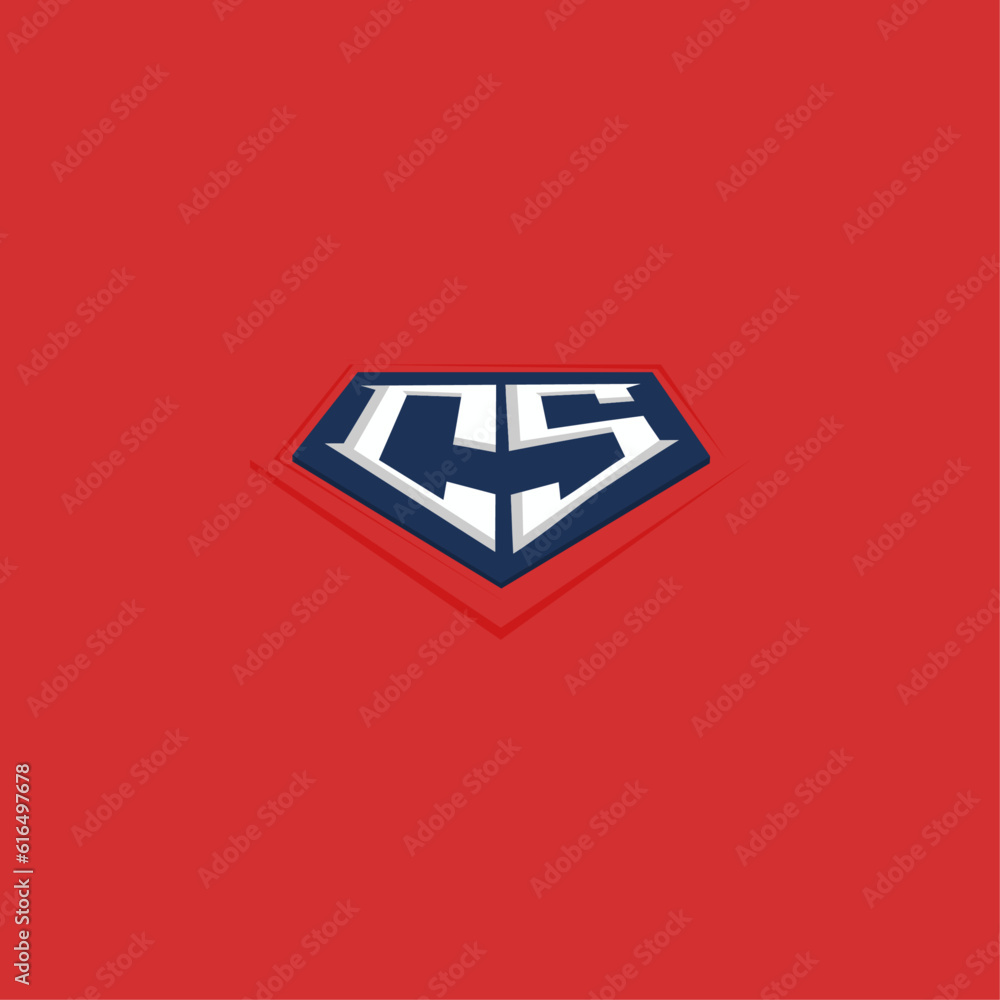 Obraz premium CS letters Logo Design Ideas