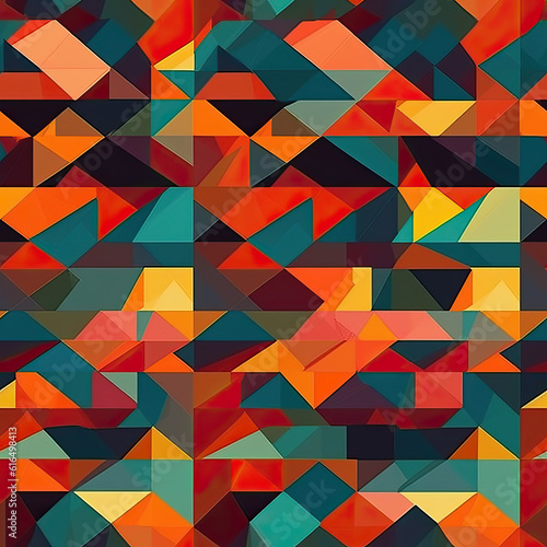 Abstract seamless repeat simple geometric pattern