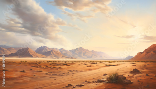 Ai Painting of the Desert 