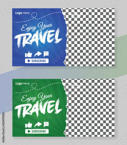 Travel YouTube Thumbnail .