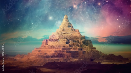 Ancient pyramid temple 
