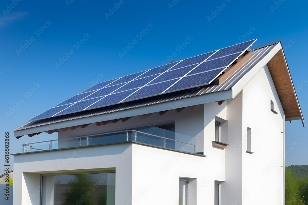 Solar power and energy concept, Generative AI Solar power and energy concept, Generative AI