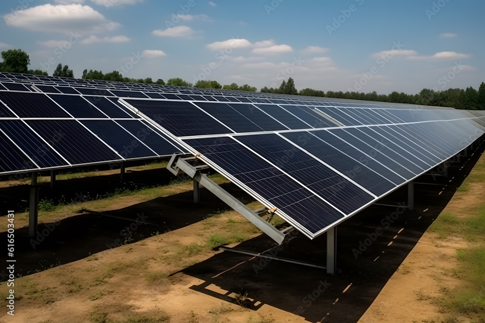 Solar power and energy concept, Generative AI Solar power and energy concept, Generative AI