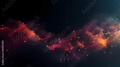 Plexus Space Background Digital Desktop Wallpaper HD 4k Network Nodes Lines