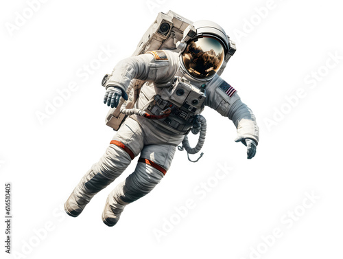 astronaut on a white