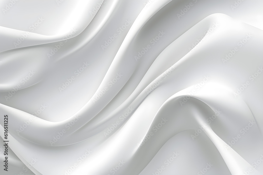 Obraz premium White cloth background abstract,cloth satin,soft waves. 