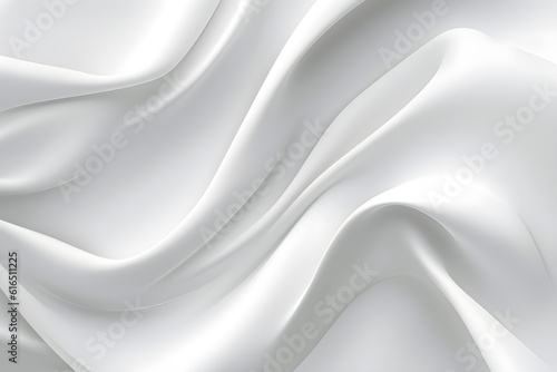 White cloth background abstract,cloth satin,soft waves. 