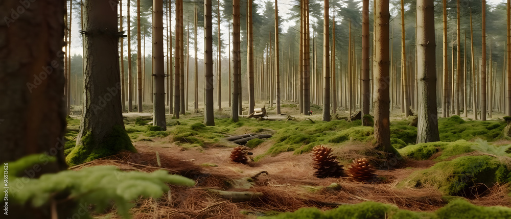 Mosaic of Tree Canopies, Mysterious Play of Light, Forest Trolls and Fairies, Relaxation in the Forest, Journey of Discovery, Forest Birds, Generative AI Mosaic of Tree Canopies, Mysterious Play of Light, Forest Trolls and Fairies, Relaxation in the Forest, Journey of Discovery, Forest Birds, Generative AI