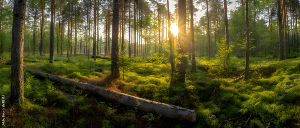 Rustling Forest Mysterious Forest Landscape, Observing Forest Animals, Adventure in the ...