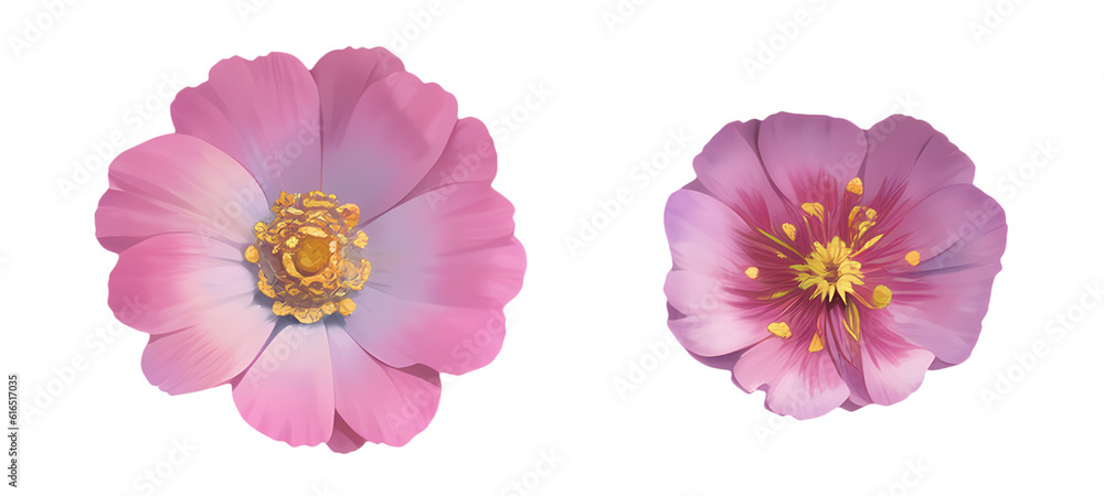 flowers isolated on transparent background, isolated, extracted, png file	