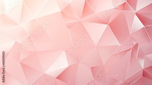 shiny light pastel pink papercut geometric background- stylish background design