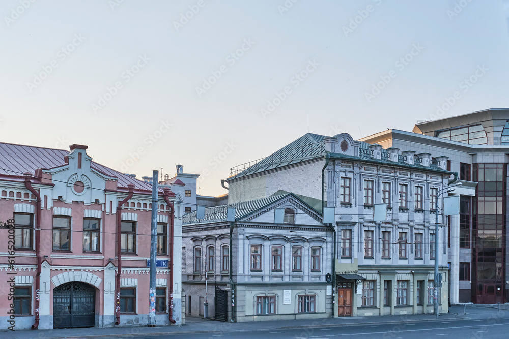 In house on Tatarstan street, 8 worked first Tatar theatrical group, Kazan, Russia