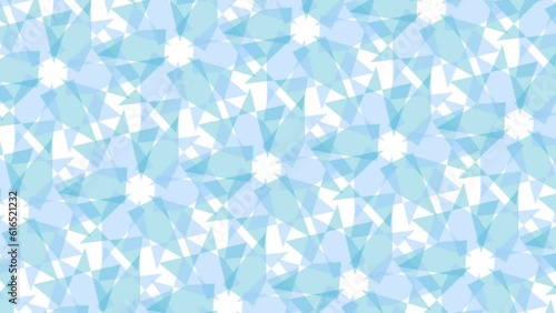 Polygon-6p2 Animated Blue Monochrome Pattern (sequence a1)