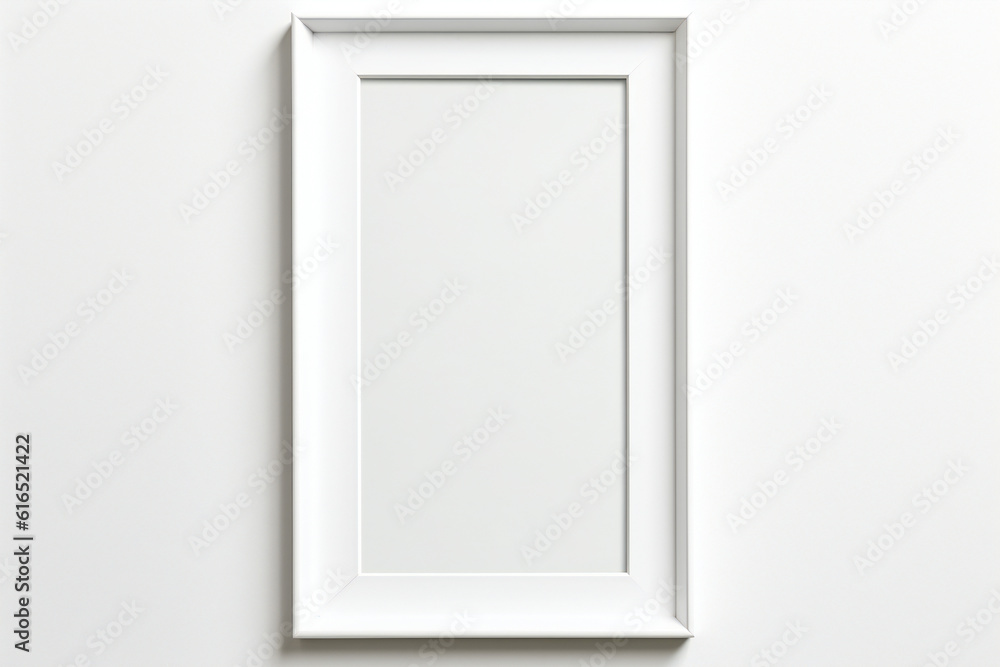 white frame on white background white frame on white background