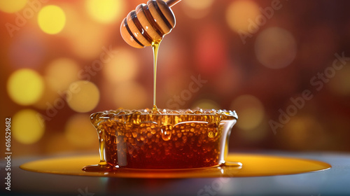 cup of honey  HD 8K wallpaper Stock Photographic Image photo