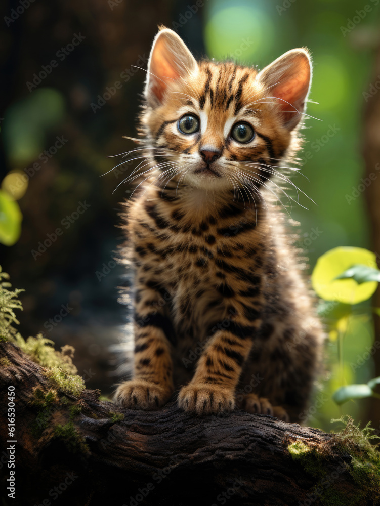 Little spotted cat