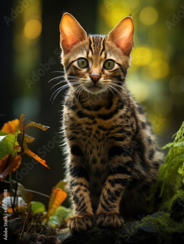 Little spotted cat © Veniamin Kraskov