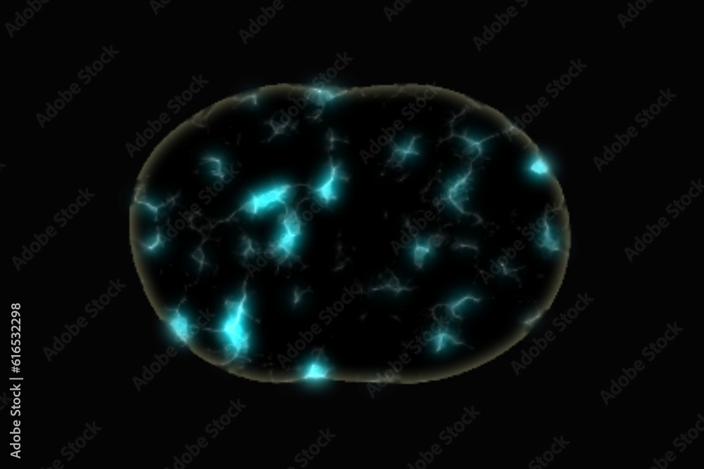 Embryonic stem cells , Cellular therapy. Components of Eukaryotic cell, nucleus and organelles and plasma membrane. Biology concept. 3d illustration Embryonic stem cells , Cellular therapy. Components of Eukaryotic cell, nucleus and organelles and plasma membrane. Biology concept. 3d illustration