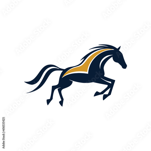 Horse Animal Logo Illustration Vector Design Template