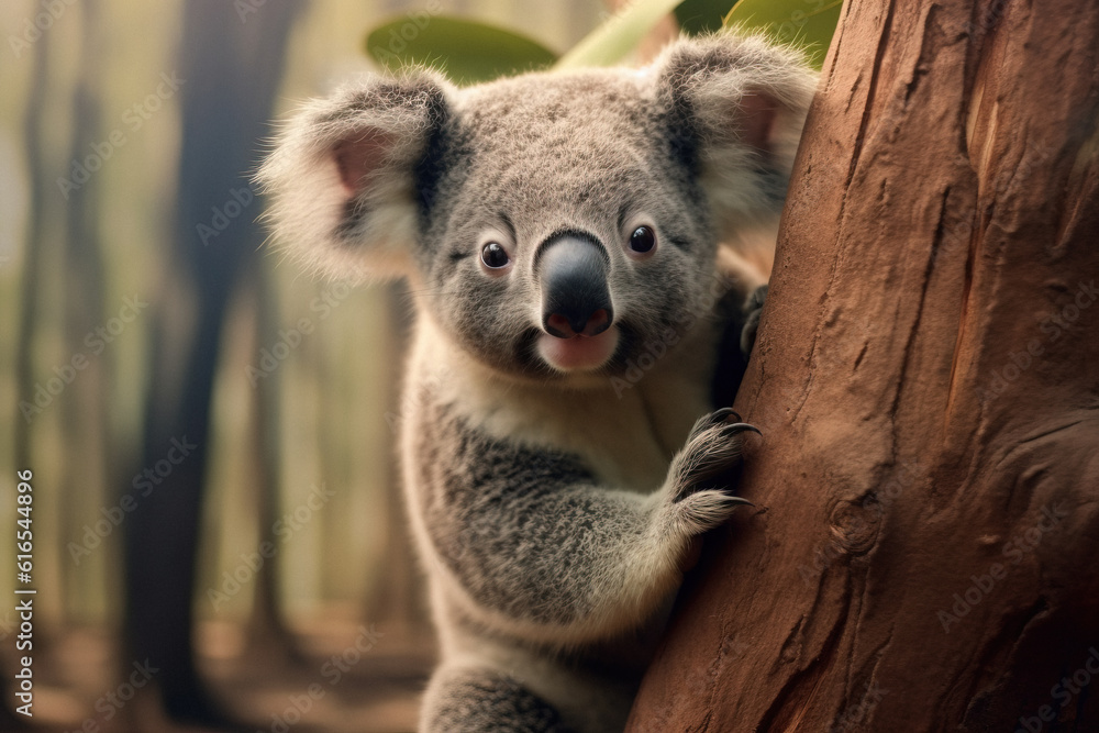 Obraz premium koala bear in tree