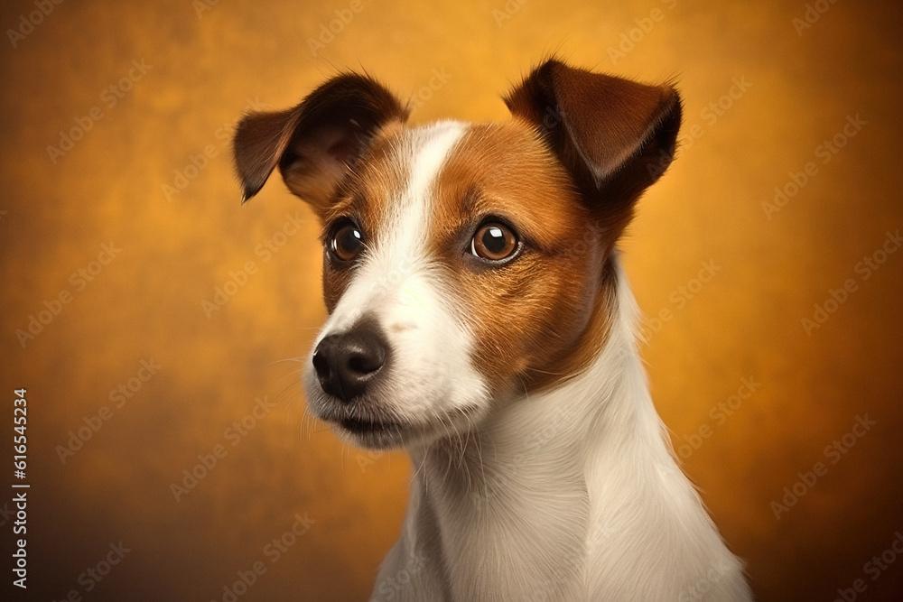 jack russell terrier portrait animal generative ai
