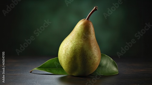 Realistic Illustration of Delicious Upstanding Pear.
