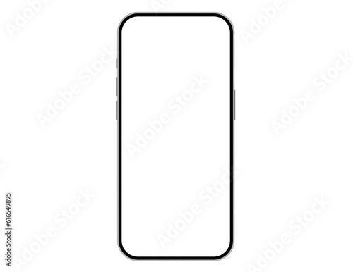 A a phone  in a transparent background in vector format