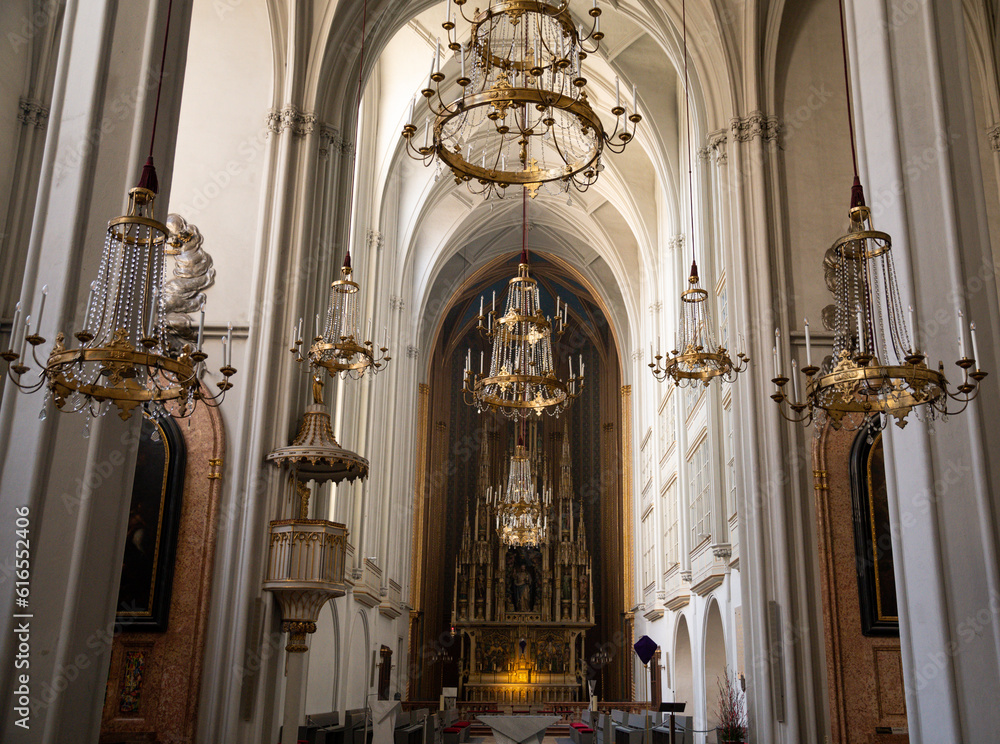 interior of the Augustinian Church Vienna Austria