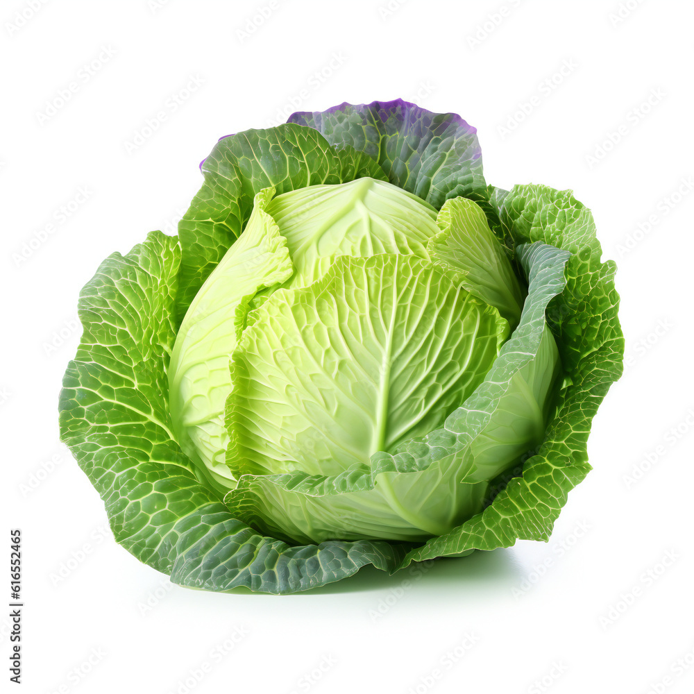 Fototapeta premium cabbage isolated on white background