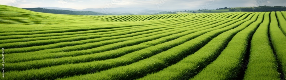 Green grass field background. Illustration AI Generative Green grass field background. Illustration AI Generative