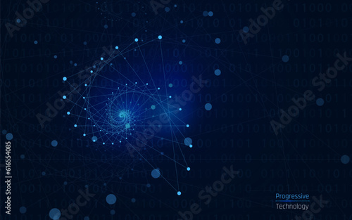 futuristic abstract background. Server, internet, speed. Futuristic tunnel HUD. Motion graphics for an abstract data center .vector illustrator,eps10,wireframe,background