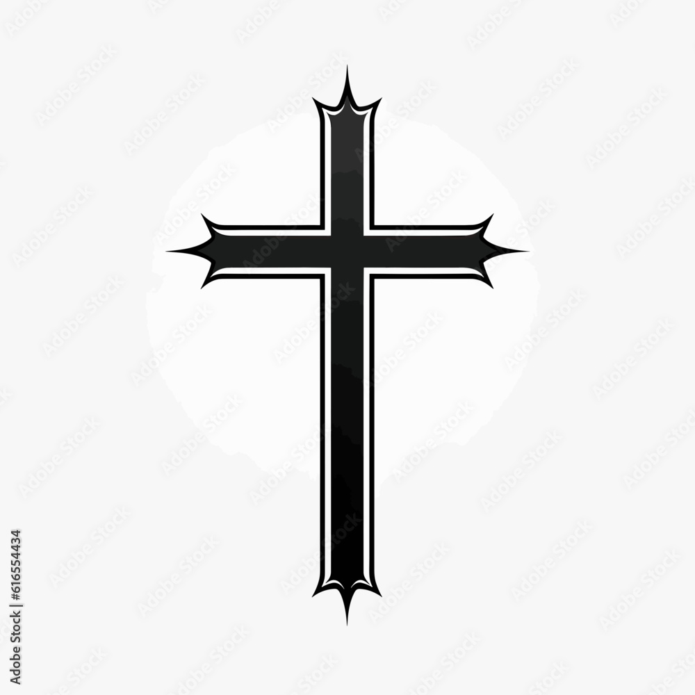 cross isolated on a white background cross isolated on a white background