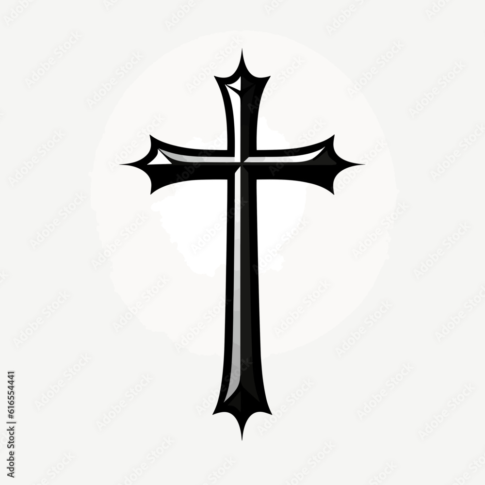 cross isolated on a white background cross isolated on a white background