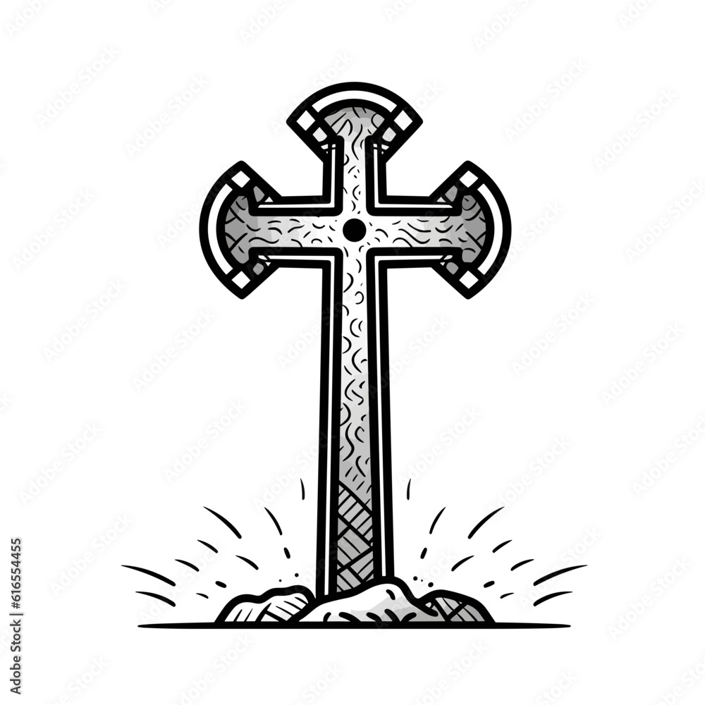 cross isolated on a white background cross isolated on a white background