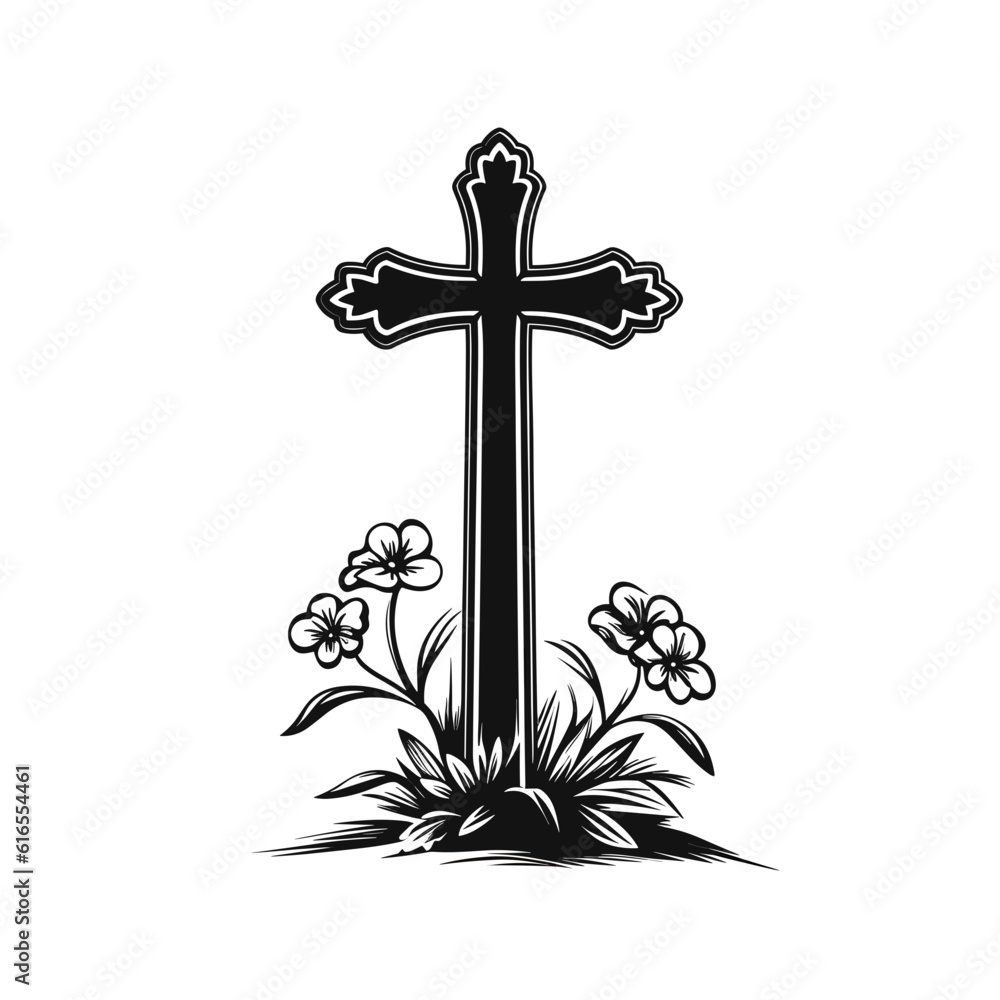 cross isolated on a white background